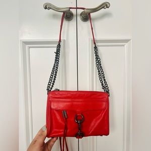 Rebecca Minkoff Mini MAC Crossbody Red